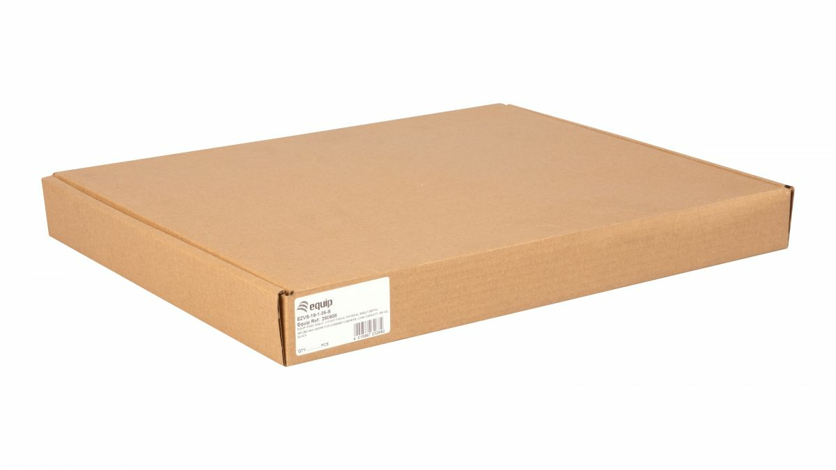 Equip Fachboden variabel 19 f�r Serverschr�nke 1U 35cm sw - 0,35 m