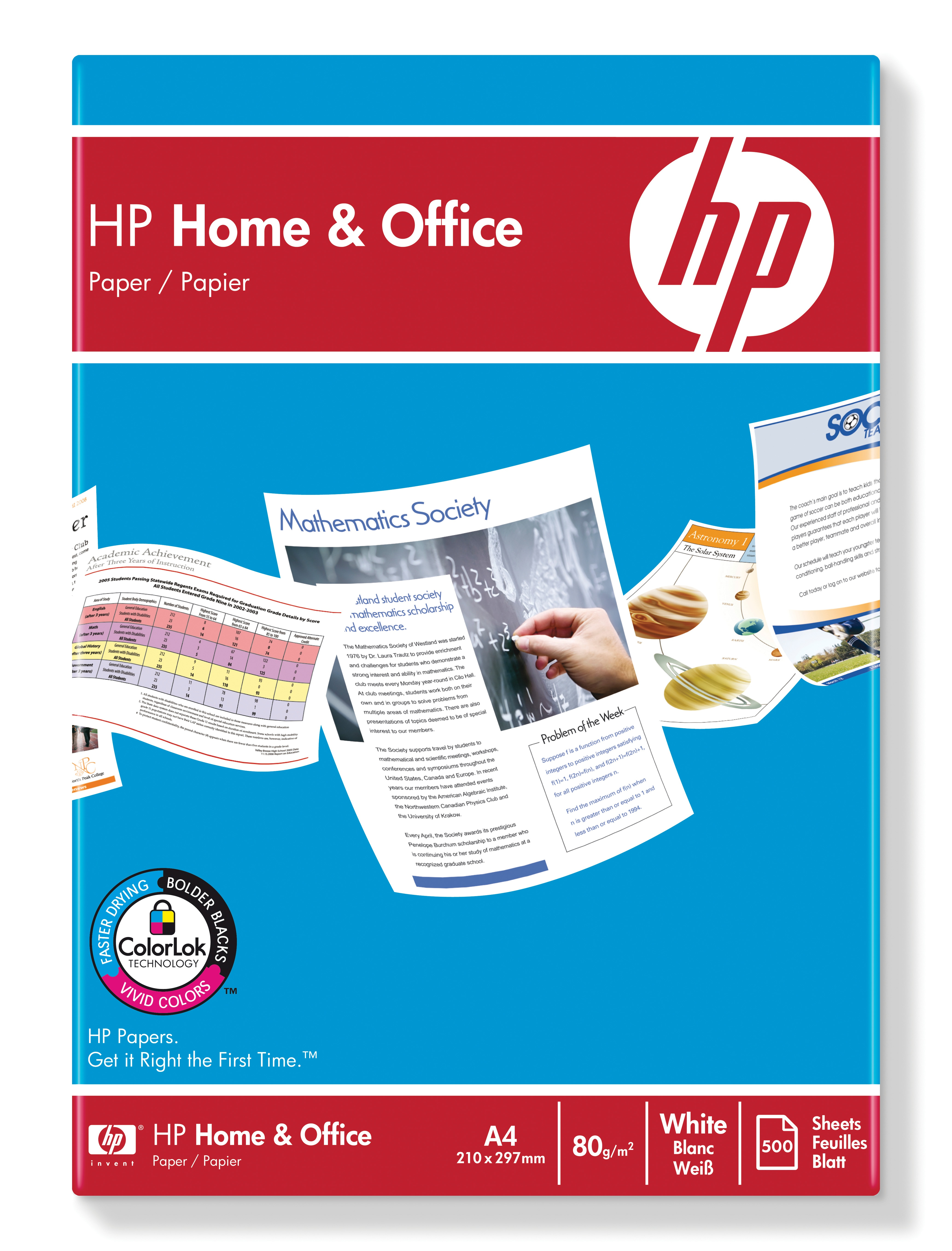 HP Home and Office Paper-500 sht/A4/210 x 297 mm