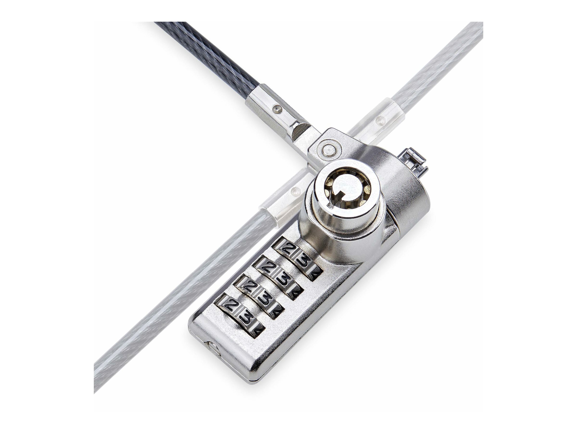 StarTech.com 10-Pack Dual-Access Laptop Lock, 6.5ft (2m)