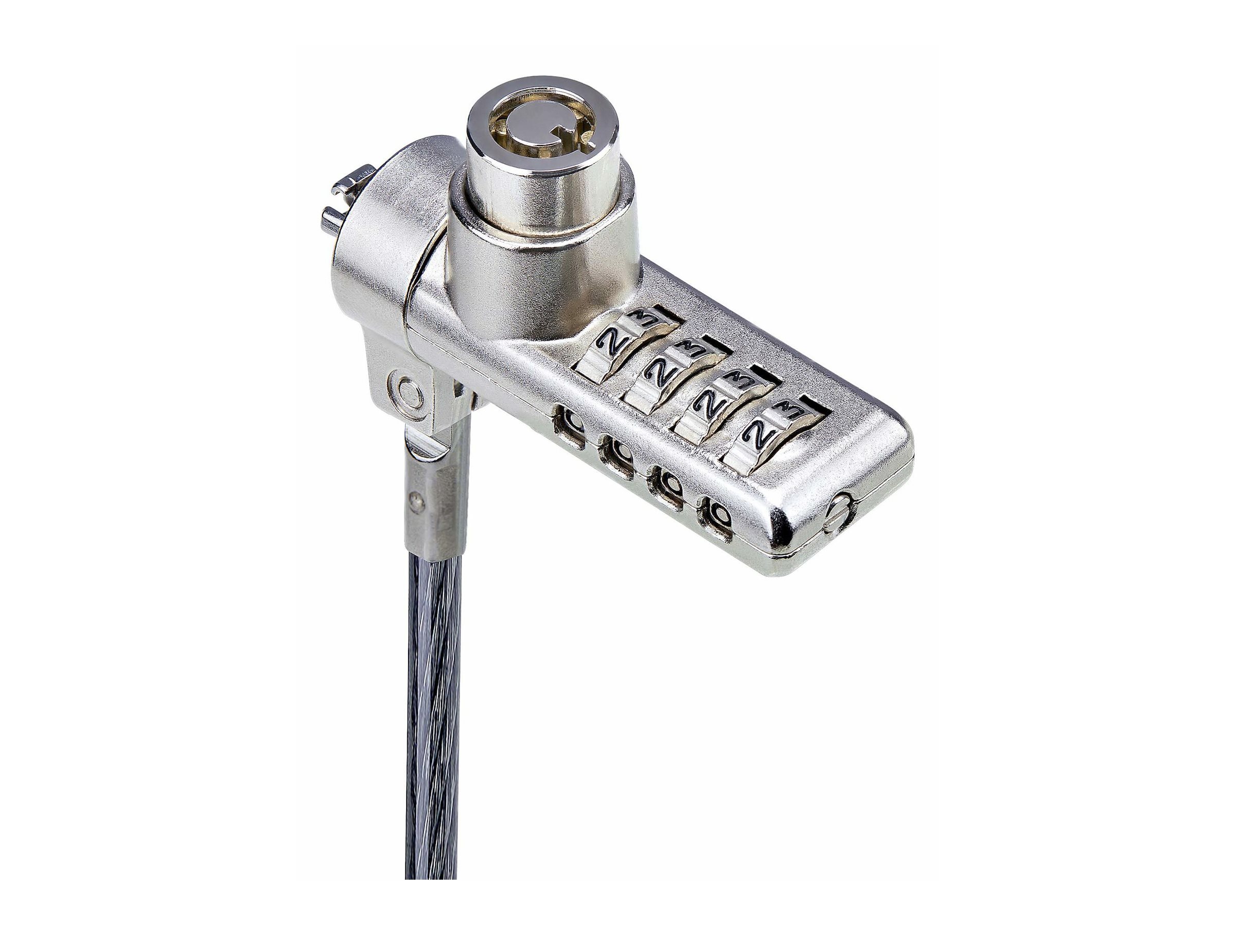 StarTech.com 10-Pack Dual-Access Laptop Lock, 6.5ft (2m)