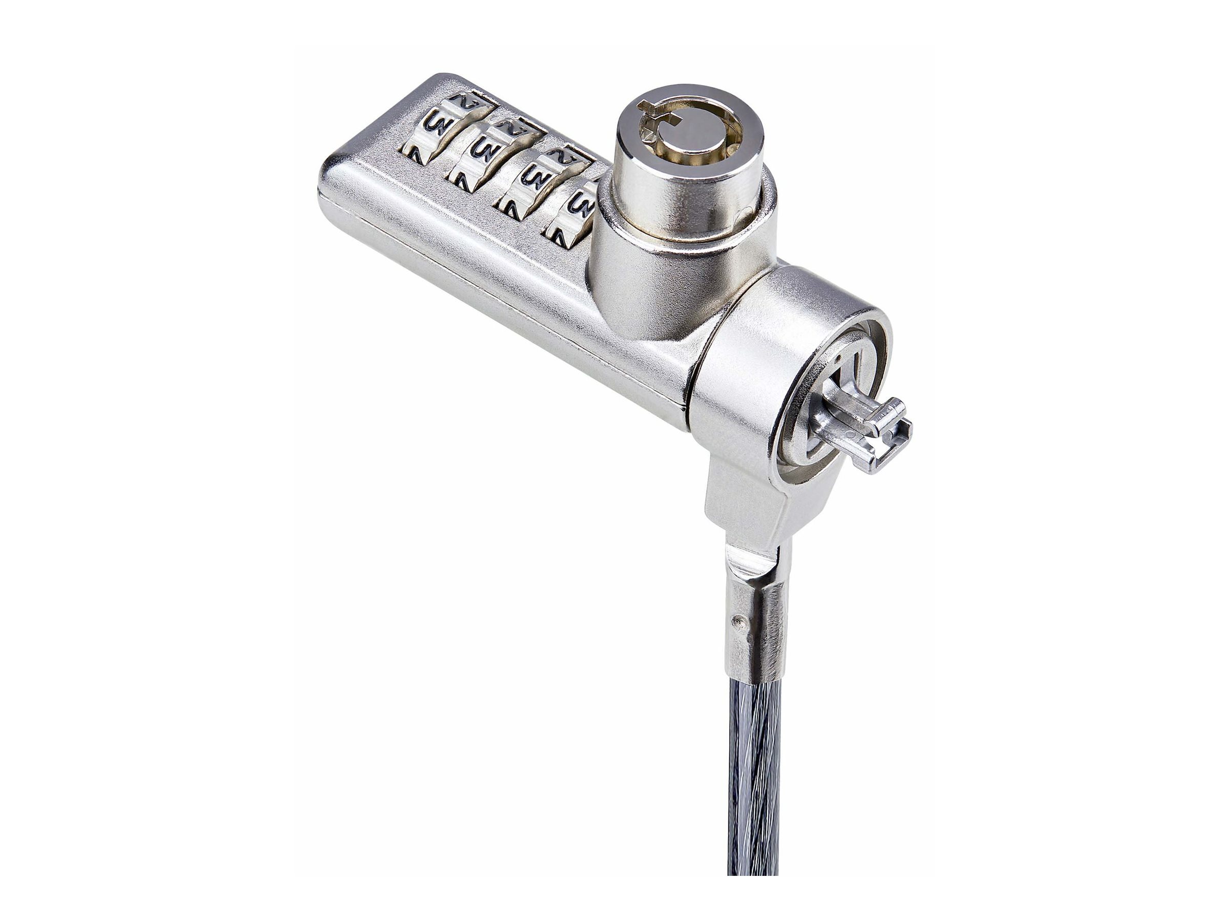 StarTech.com 10-Pack Dual-Access Laptop Lock, 6.5ft (2m)