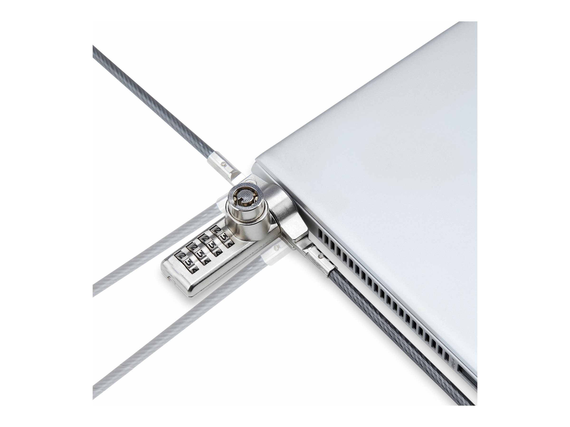 StarTech.com 10-Pack Dual-Access Laptop Lock, 6.5ft (2m)