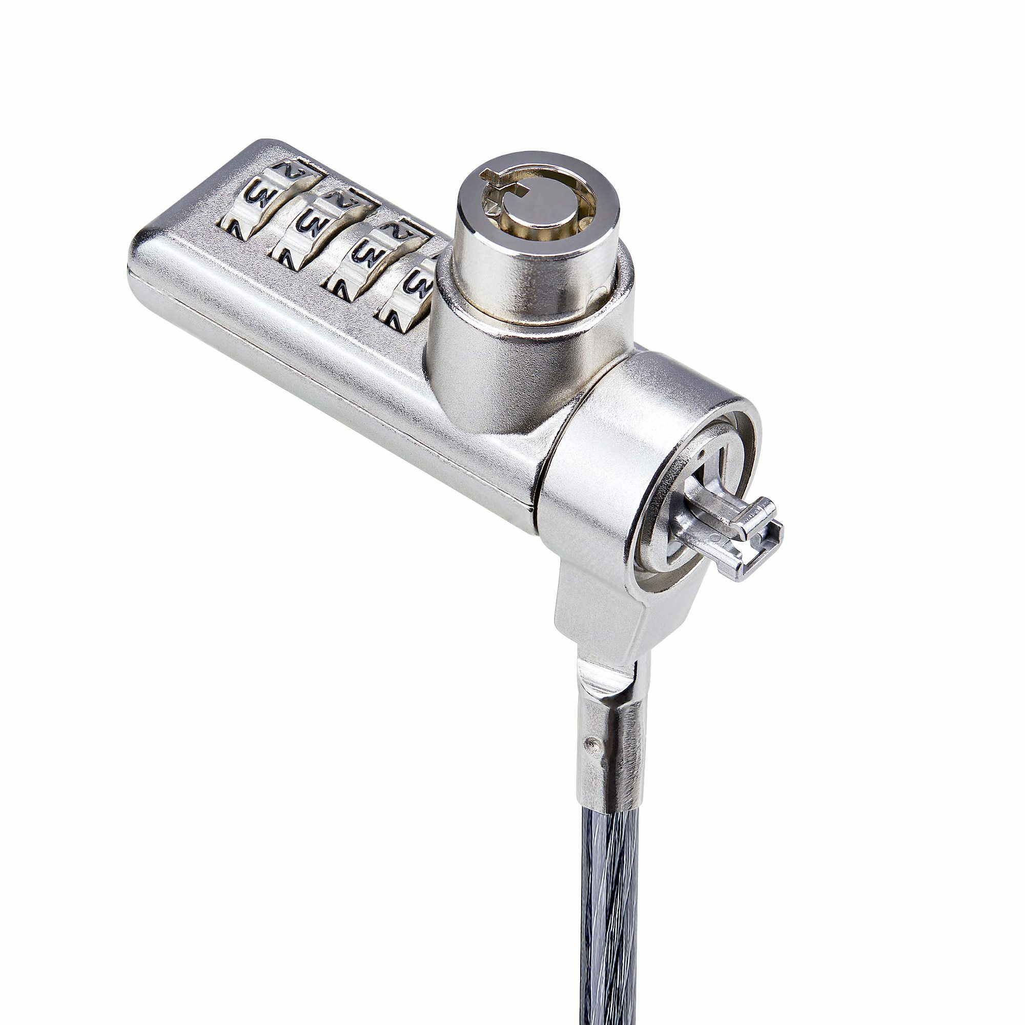 StarTech.com 10-Pack Dual-Access Laptop Lock, 6.5ft (2m)