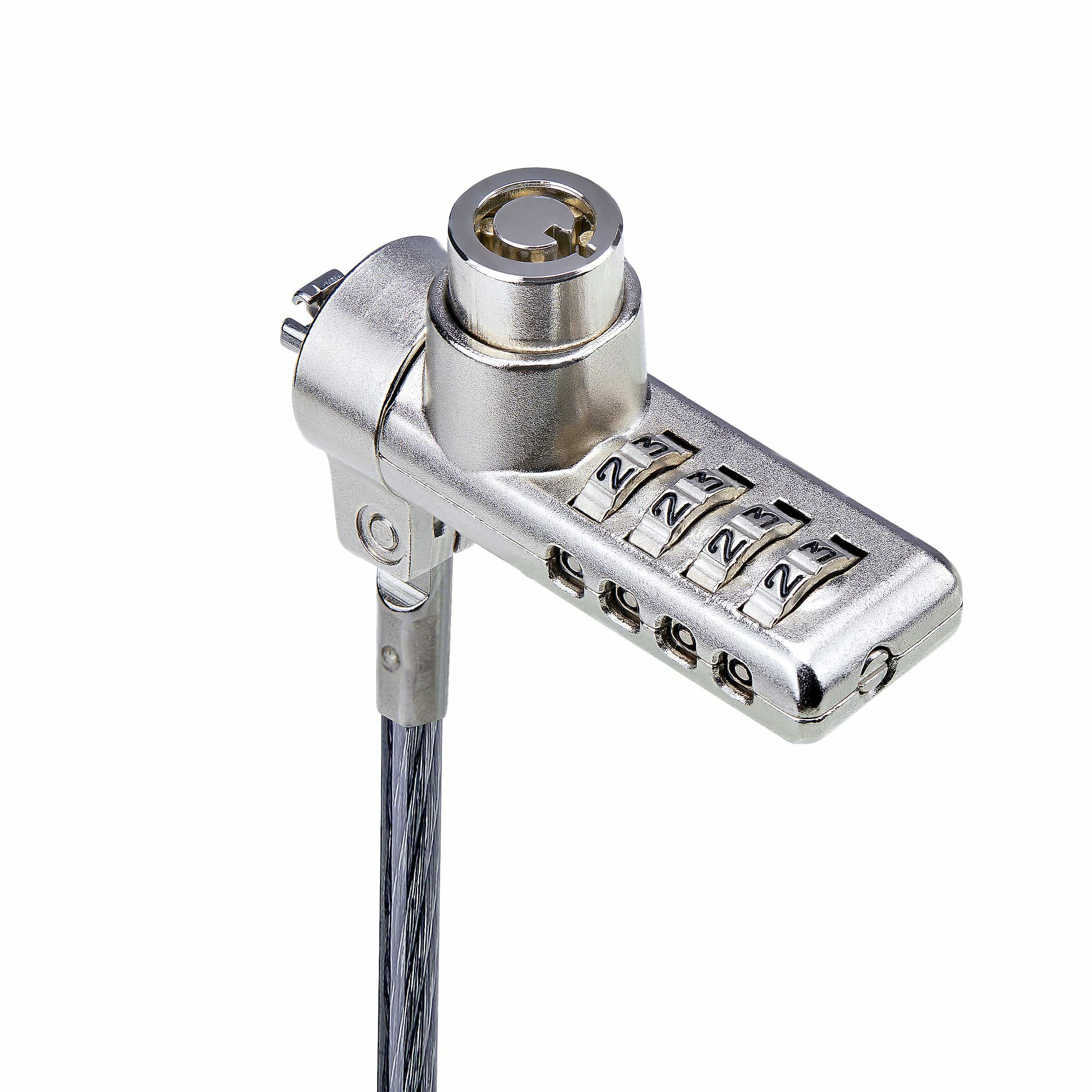 StarTech.com 10-Pack Dual-Access Laptop Lock, 6.5ft (2m)