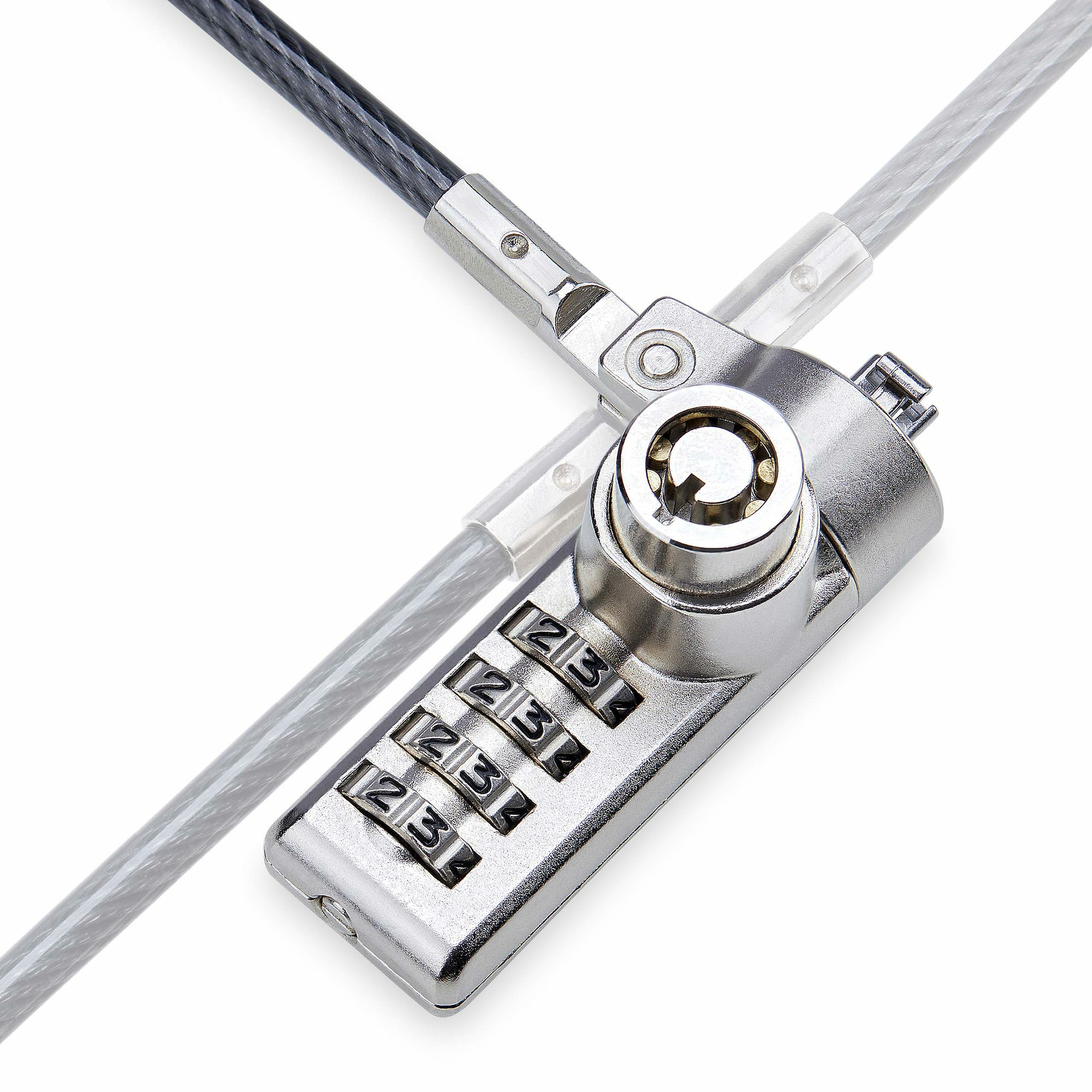 StarTech.com 10-Pack Dual-Access Laptop Lock, 6.5ft (2m)