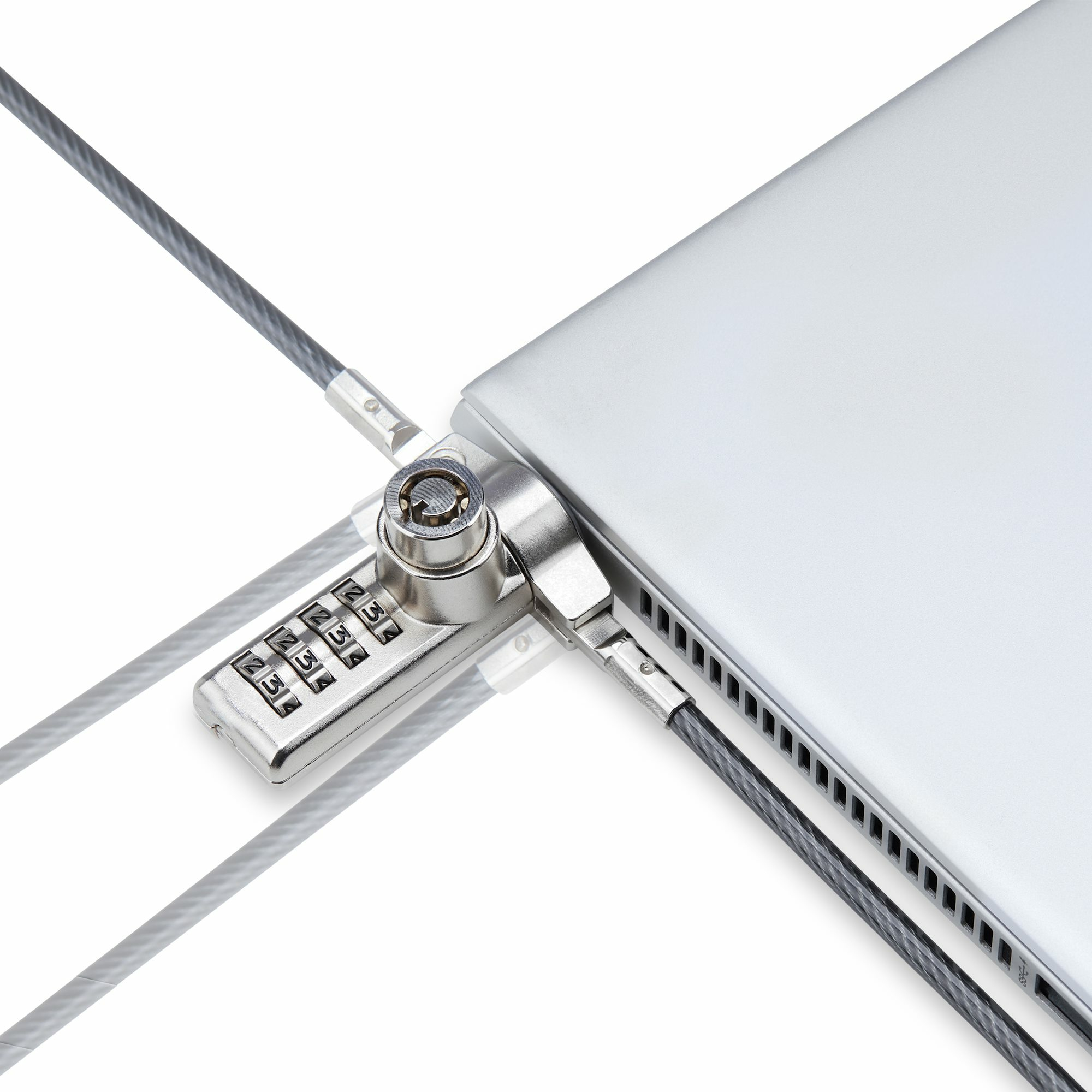 StarTech.com 10-Pack Dual-Access Laptop Lock, 6.5ft (2m)