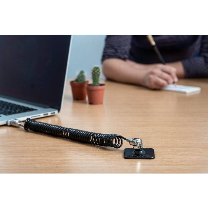 Compulocks Dual Head Coiled Keyed Cable Lock