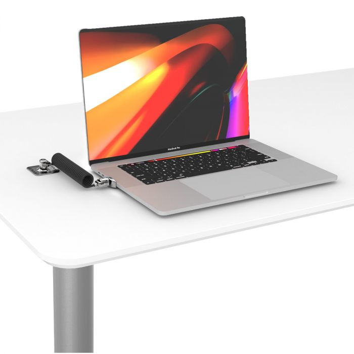 Compulocks Dual Head Coiled Keyed Cable Lock