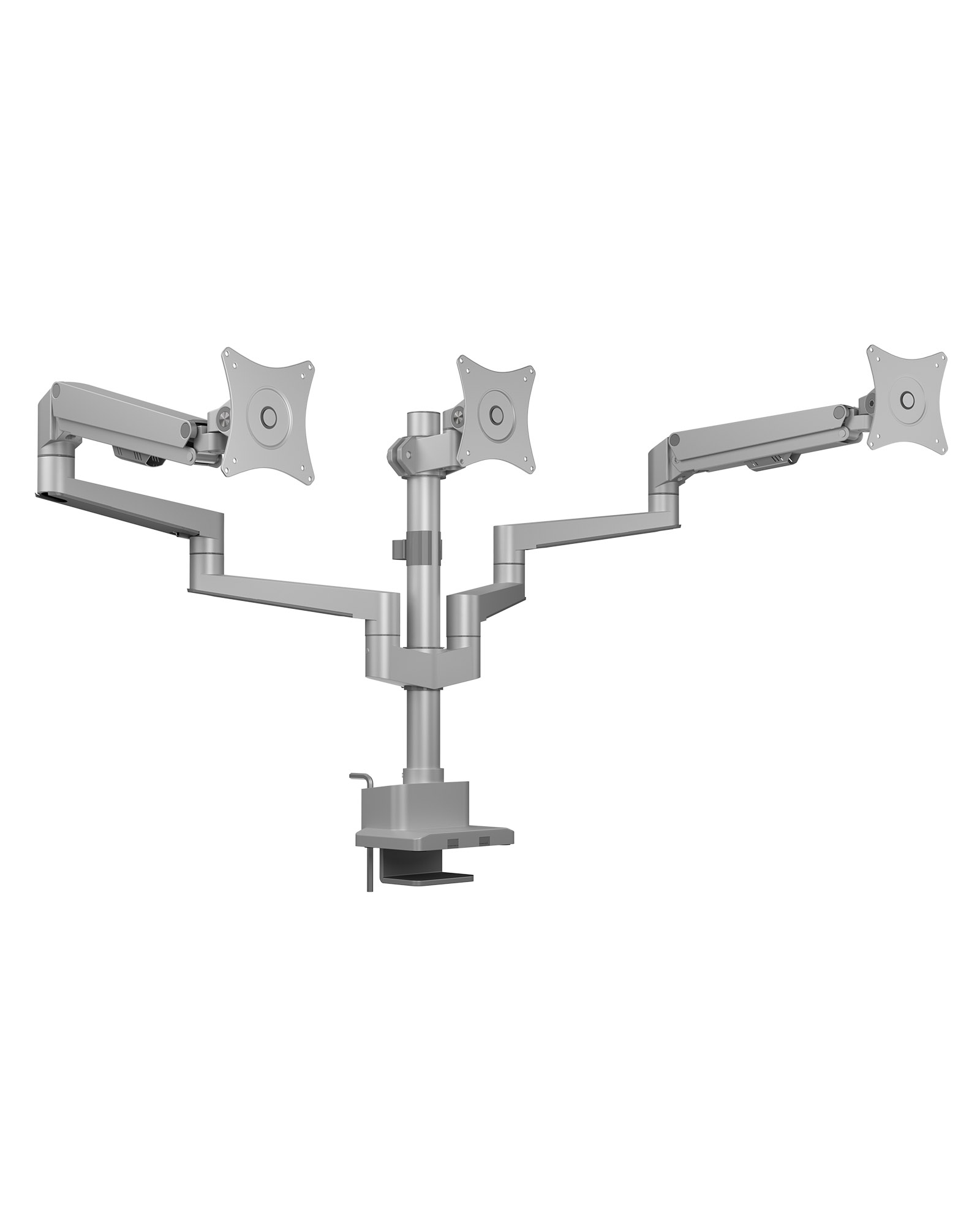 ICY BOX IB-MS525-T 76,2 cm (30) Scrivania Grigio, Argento