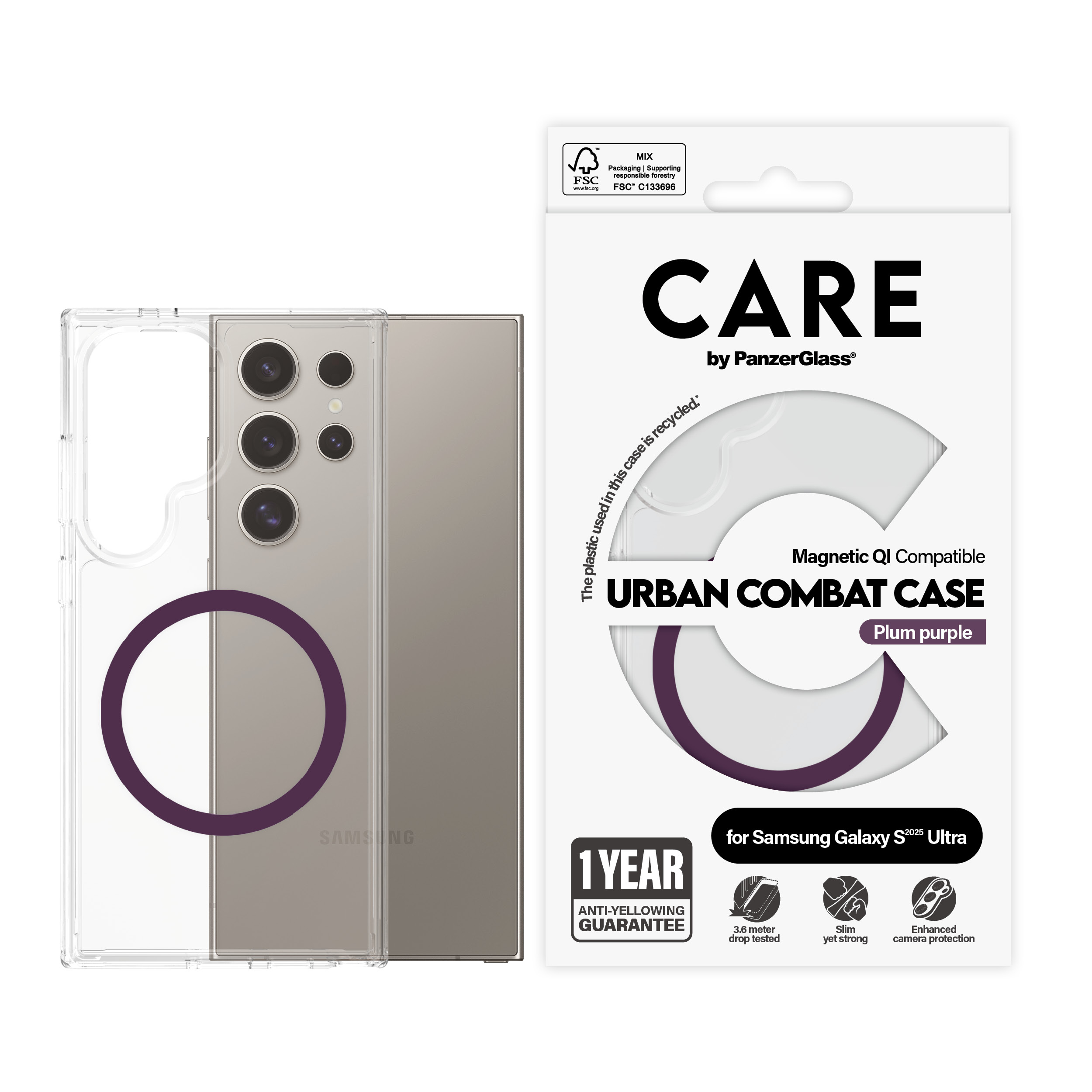 PanzerGlass CRRFUTCG38488 coque de protection pour tlphones portables Housse Transparent