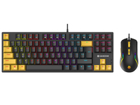 Tracer HORNET 87 keyboard Mouse included Gaming USB QWERTY English Black - 7.200 dpi - Optisch