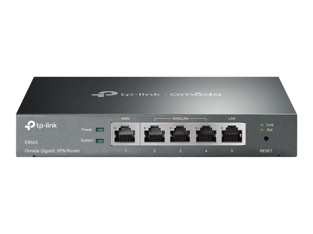 TP-Link Omada ER605 router cablato Gigabit Ethernet Nero