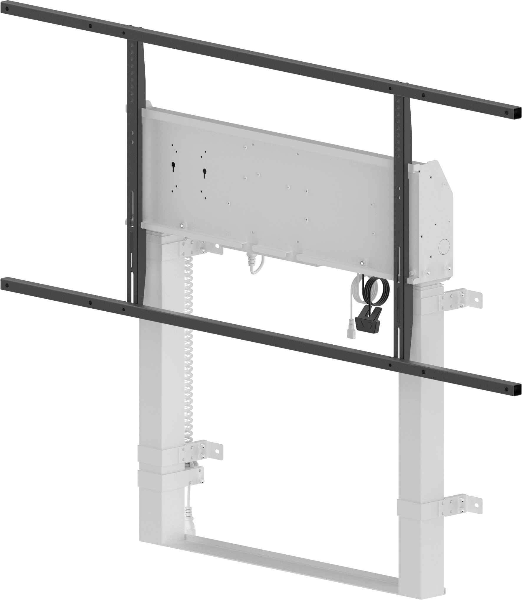 iiyama MD-WLIFT2031-W1 monitor mount / stand 2.67 m (105) Floor White