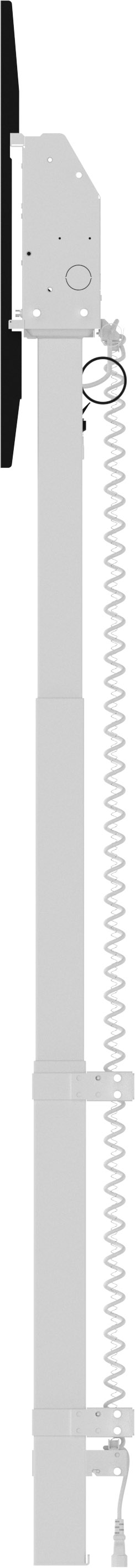 iiyama MD-WLIFT2031-W1 monitor mount / stand 2.67 m (105) Floor White