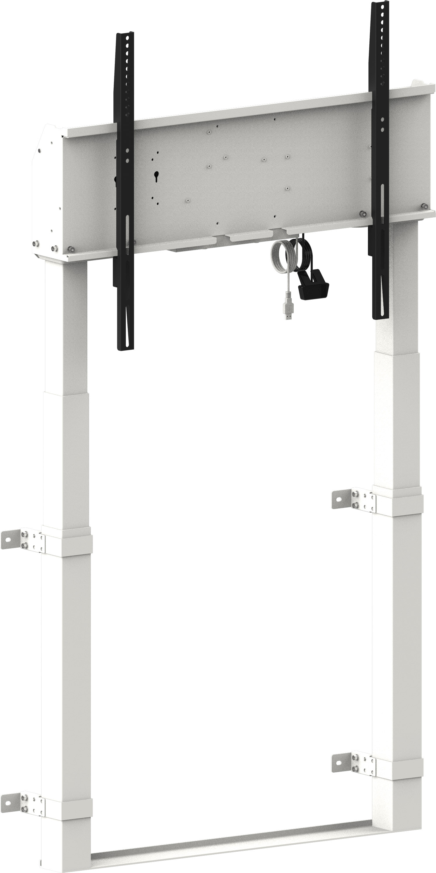 iiyama MD-WLIFT2031-W1 monitor mount / stand 2.67 m (105) Floor White
