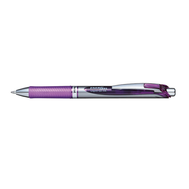Pentel BL80-VX bol�grafo de punta redonda Bol�grafo retr�ctil con clip Violeta 1 pieza(s)