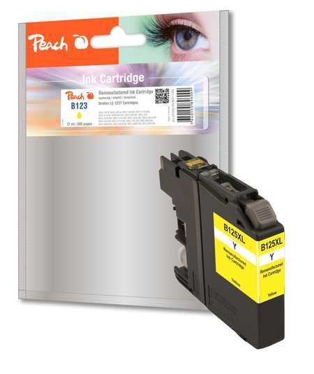 Peach PI500-84 cartuccia dinchiostro 1 pz Resa standard Giallo