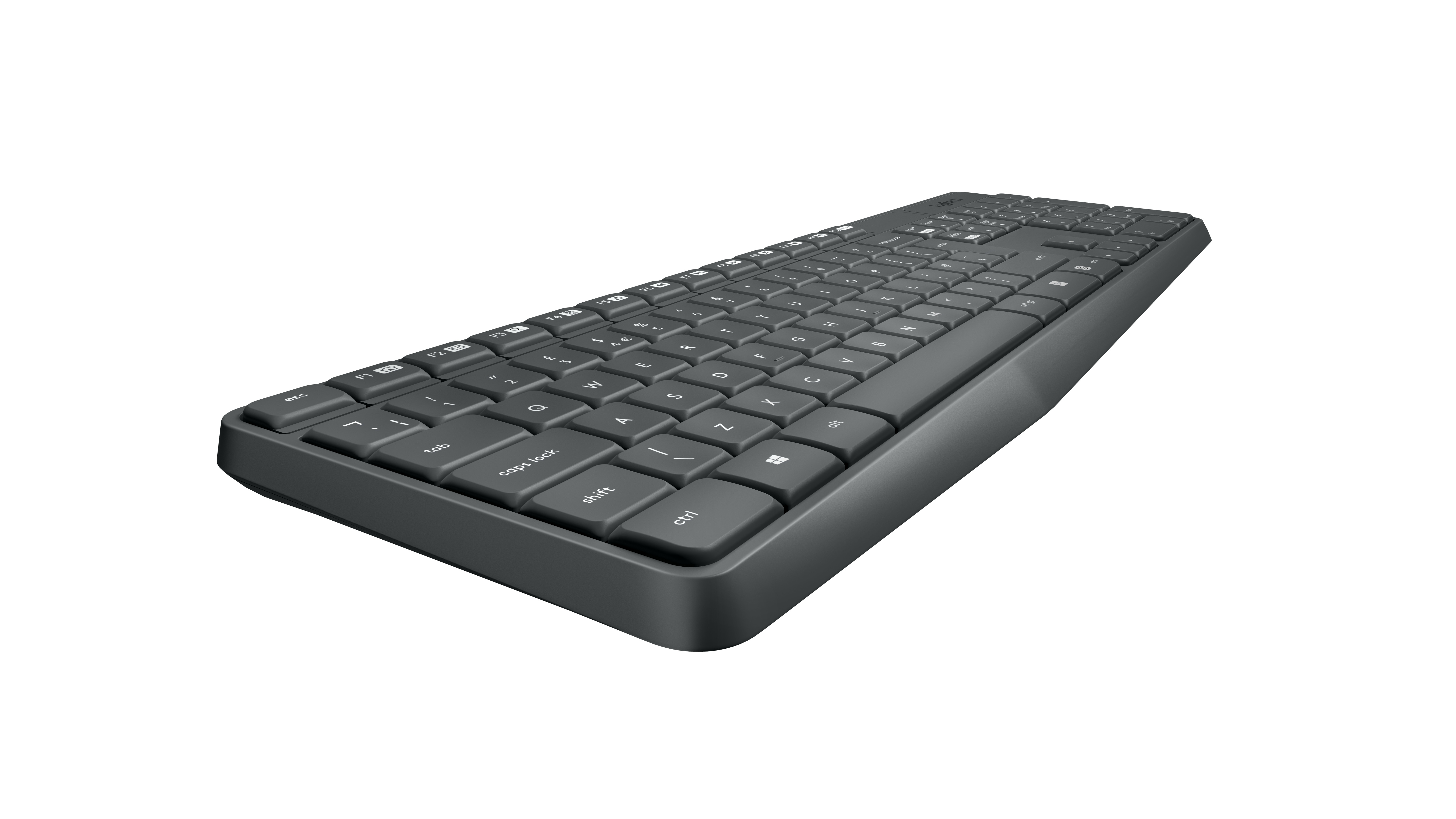 Logitech 920-007907  Logitech MK235 teclado Ratón incluido USB AZERTY  Francés Gris