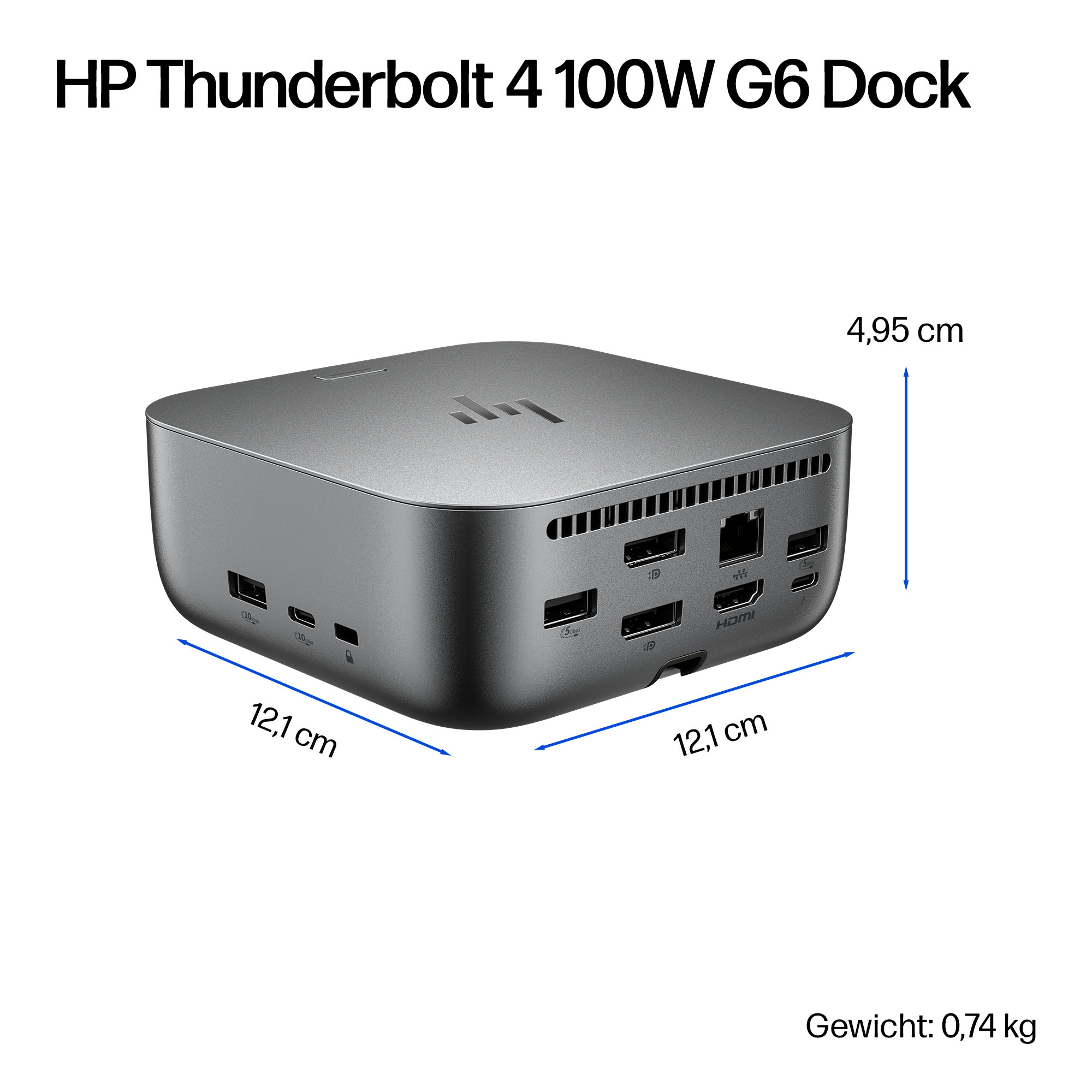 HP Base de acoplamiento Thunderbolt 4 de 100 W G6