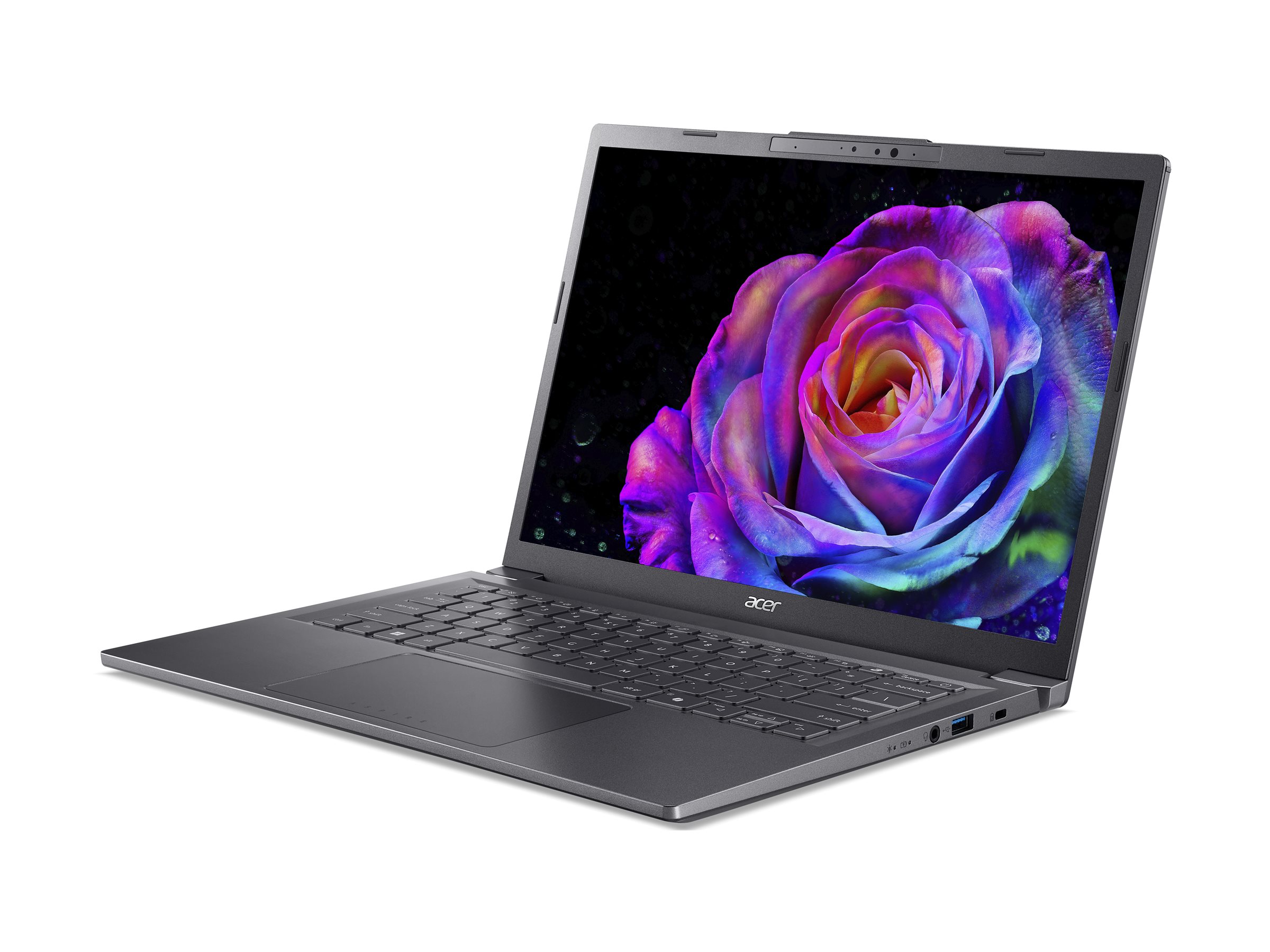 Acer Aspire 14 AI A14-52M - 180-Scharnierdesign - Intel Core Ultra 5 226V / 2.1 GHz - Win 11 Home - Arc Graphics 130V - 16 GB RAM - 512 GB SSD NVMe, QLC - 35.6 cm (14)