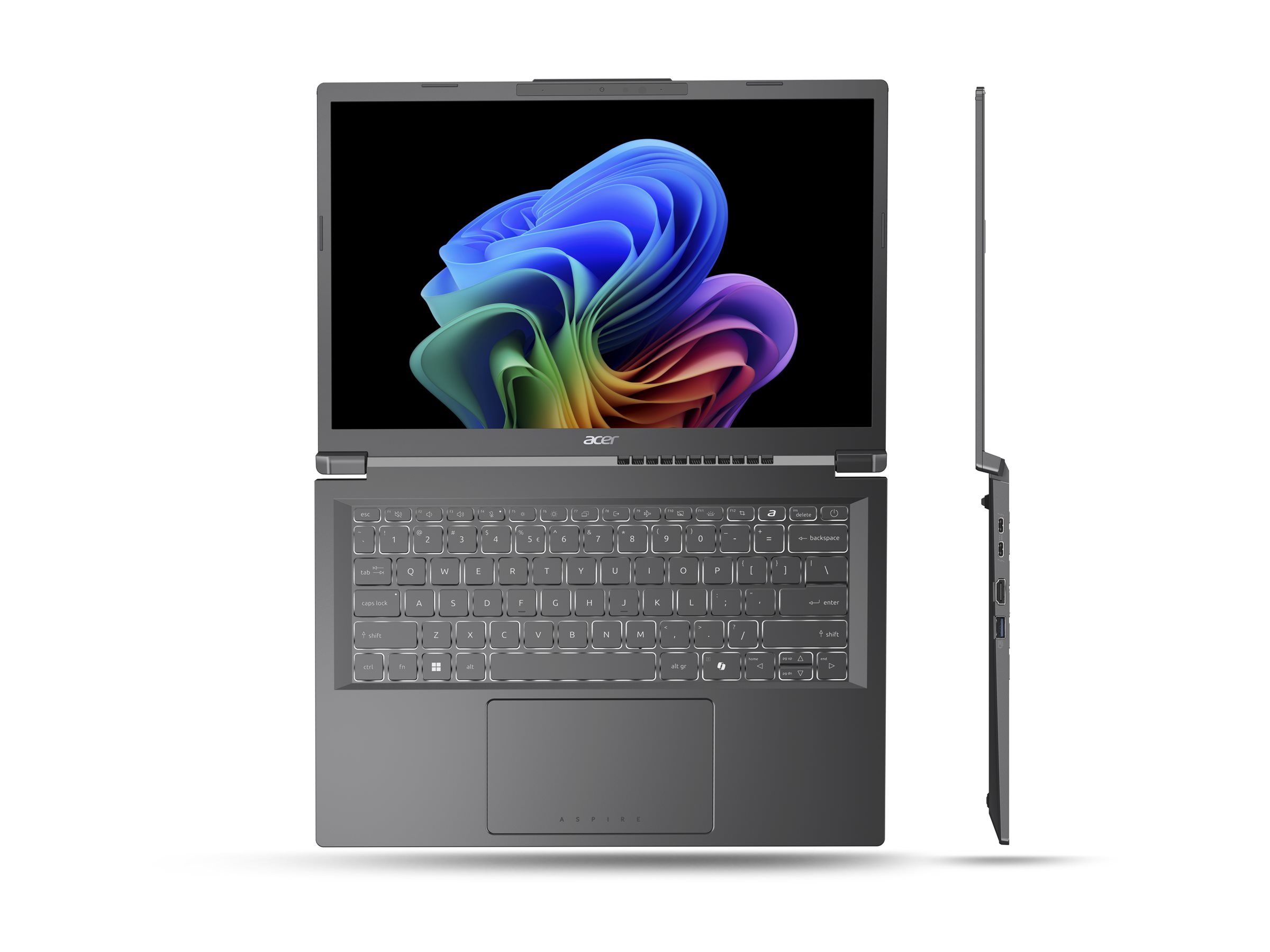 Acer Aspire 14 AI A14-52M - 180�-Scharnierdesign - Intel Core Ultra 5 226V / 2.1 GHz - Win 11 Home - Arc Graphics 130V - 16 GB RAM - 512 GB SSD NVMe, QLC - 35.6 cm (14)
