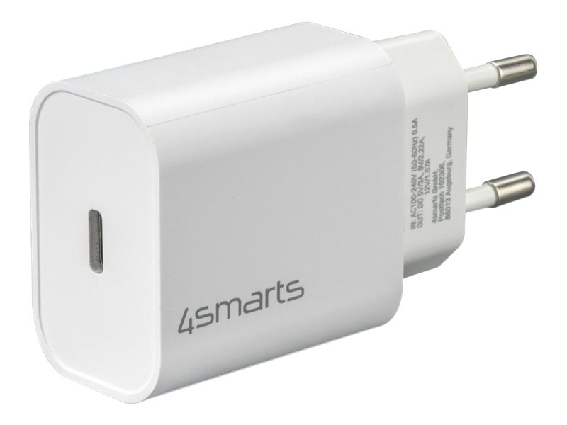 4smarts VoltPlug - Netzteil - 20 Watt - 3 A - PD (24 pin USB-C)