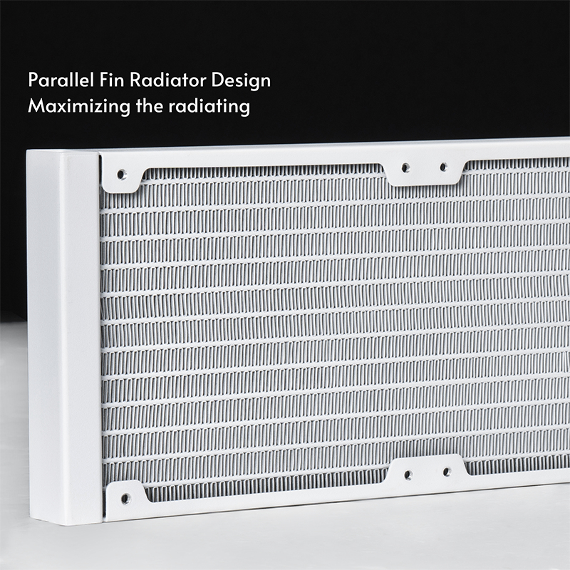 Chieftec ICEBERG 240-RGB-W Case per computer Raffreddatore di liquidi tutto in uno 12 cm Bianco