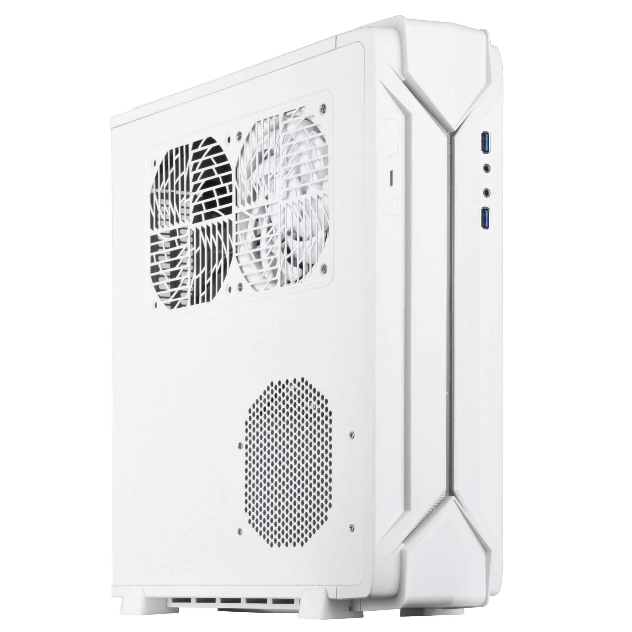 Silverstone RVZ03-ARGB Desktop White