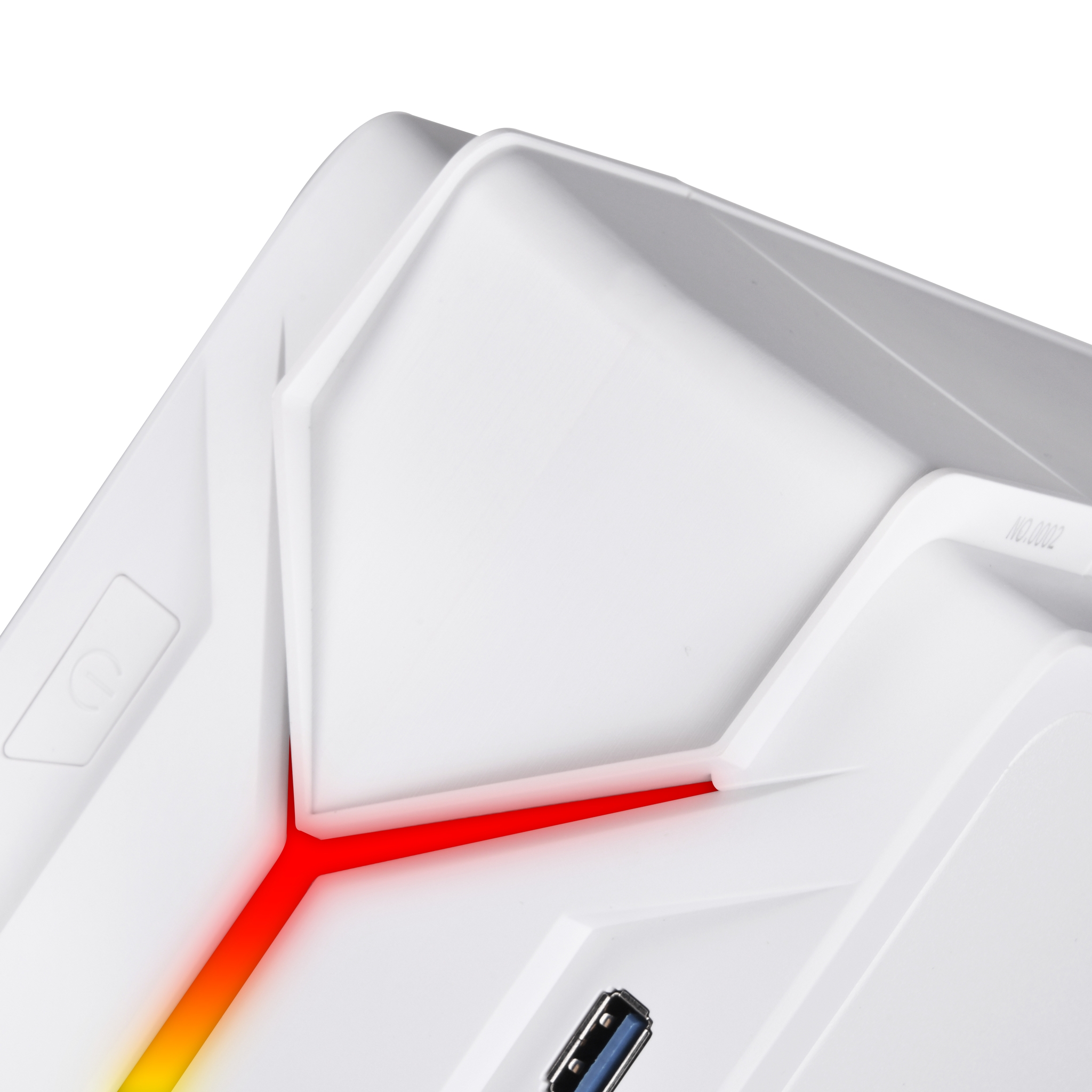 Silverstone RVZ03-ARGB Desktop White