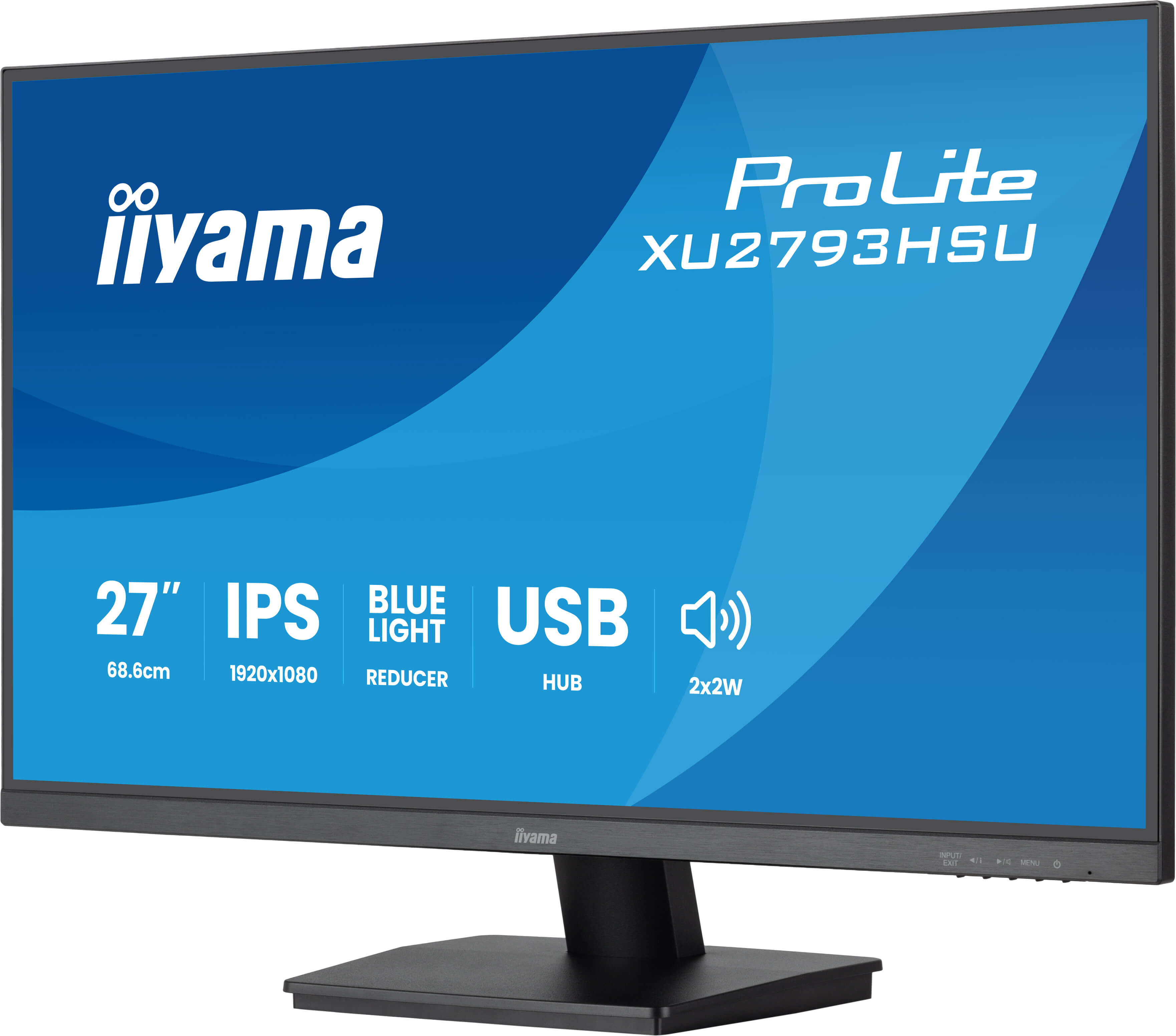 iiyama ProLite XU2793HSU-B7 computer monitor 68.6 cm (27) 1080 x 1920 pixels Full HD LED Black