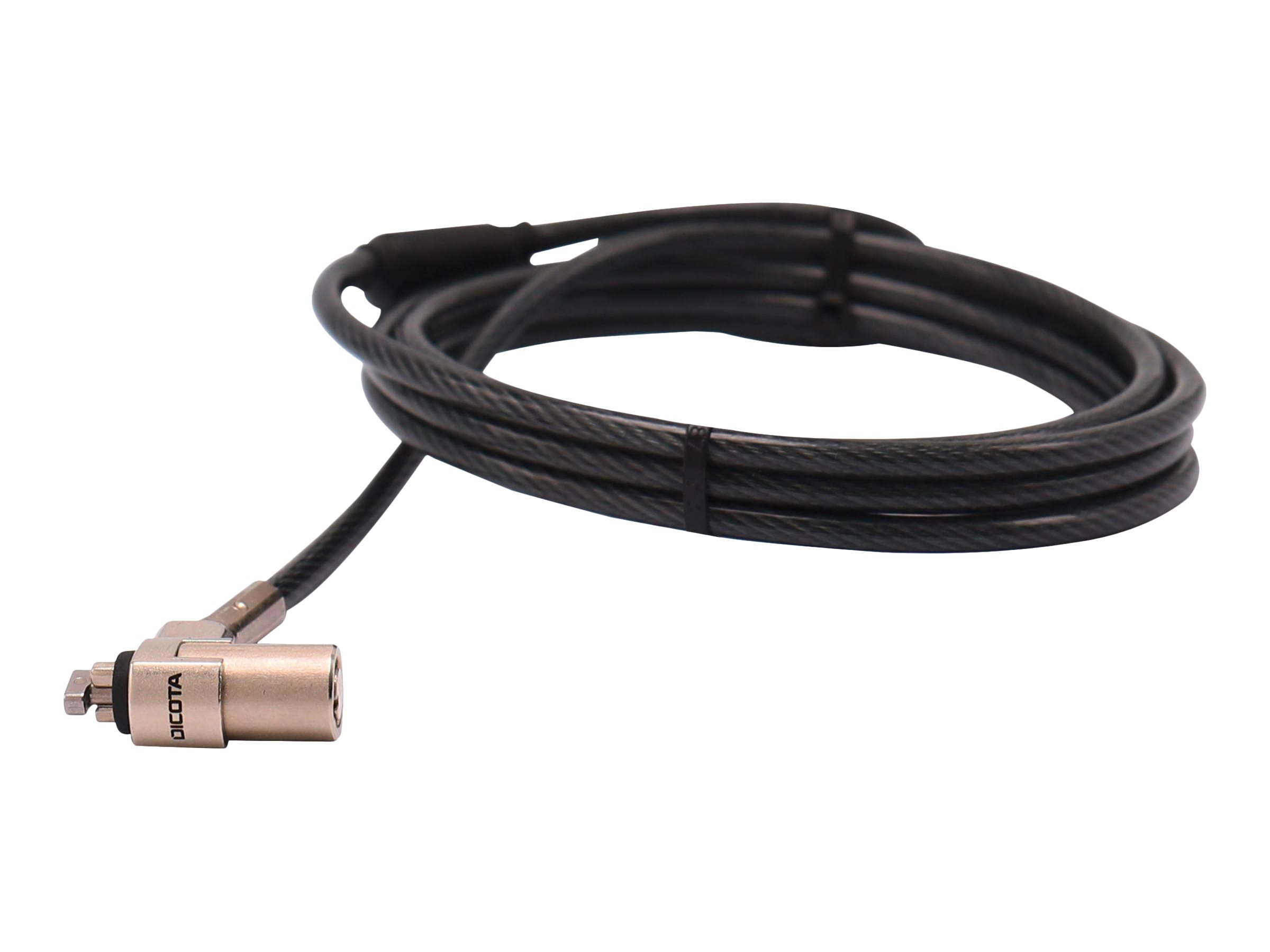 DICOTA D31831 c�ble antivol Noir, Argent 2 m
