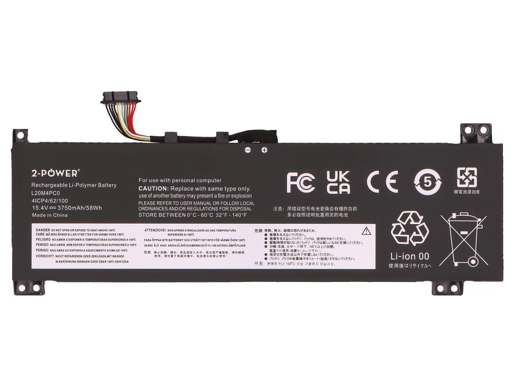2-Power 2P-L20M4PC0 refacci�n para laptop Bater�a