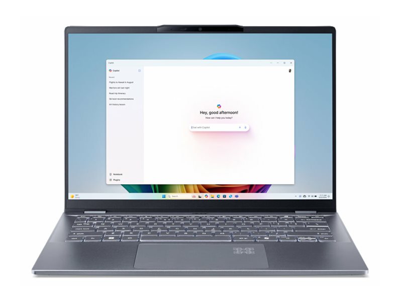 Acer Swift 14 AI SF14-51 - 180�-Scharnierdesign - Intel Core Ultra 7 256V / 2.2 GHz - Evo - Win 11 Home - Intel Arc Graphics 140V - 16 GB RAM - 1.024 TB SSD NVMe - 35.6 cm (14)