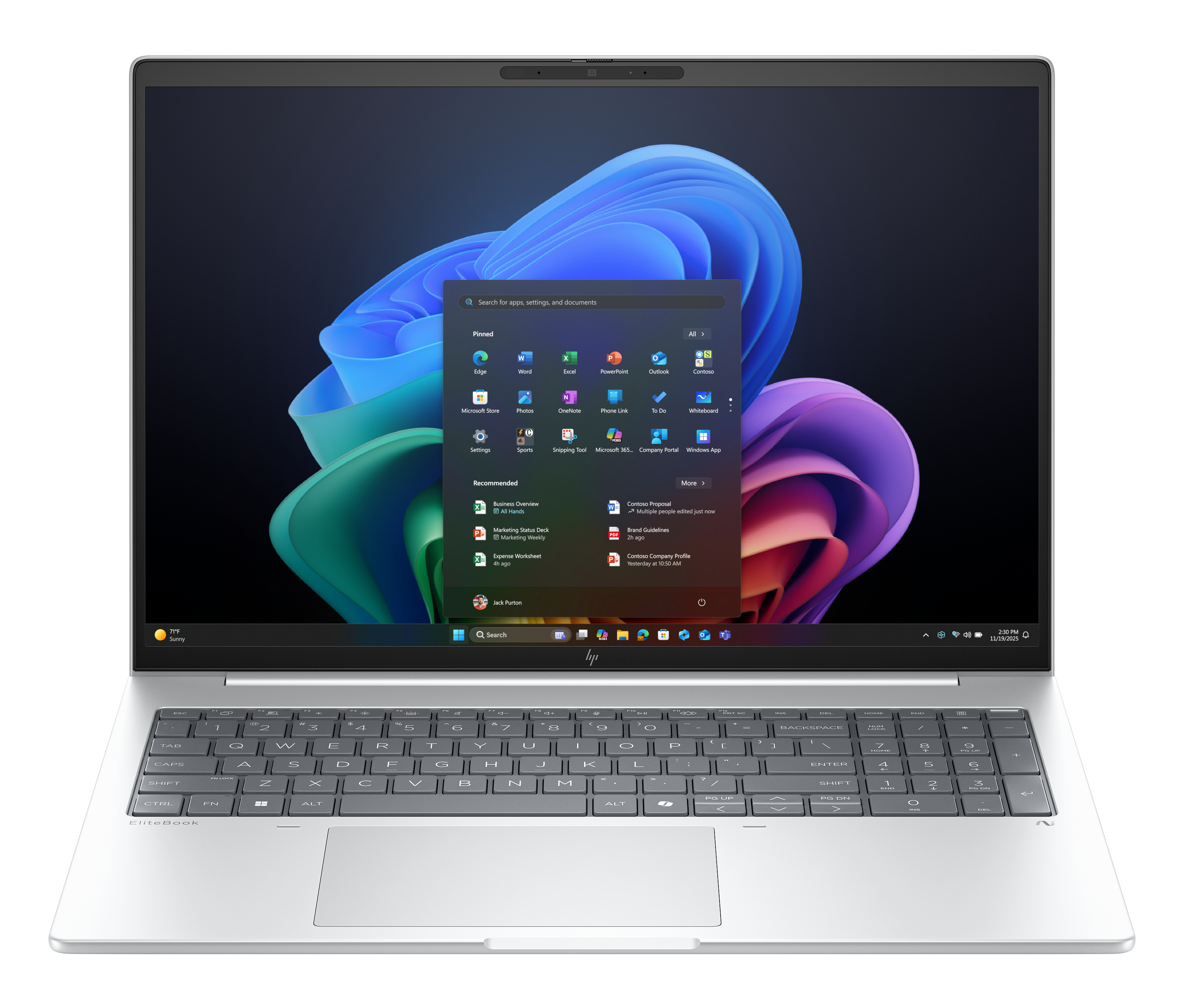 HP EliteBook 8 G1i Notebook Next Gen AI - 174-Grad-Scharnierdesign - Intel Core Ultra 7 258V / 2.2 GHz - Win 11 Pro - Intel Arc Graphics 140V - 32 GB RAM - 1 TB SSD NVMe + 1 TB SSD NVM Express (NVMe)
