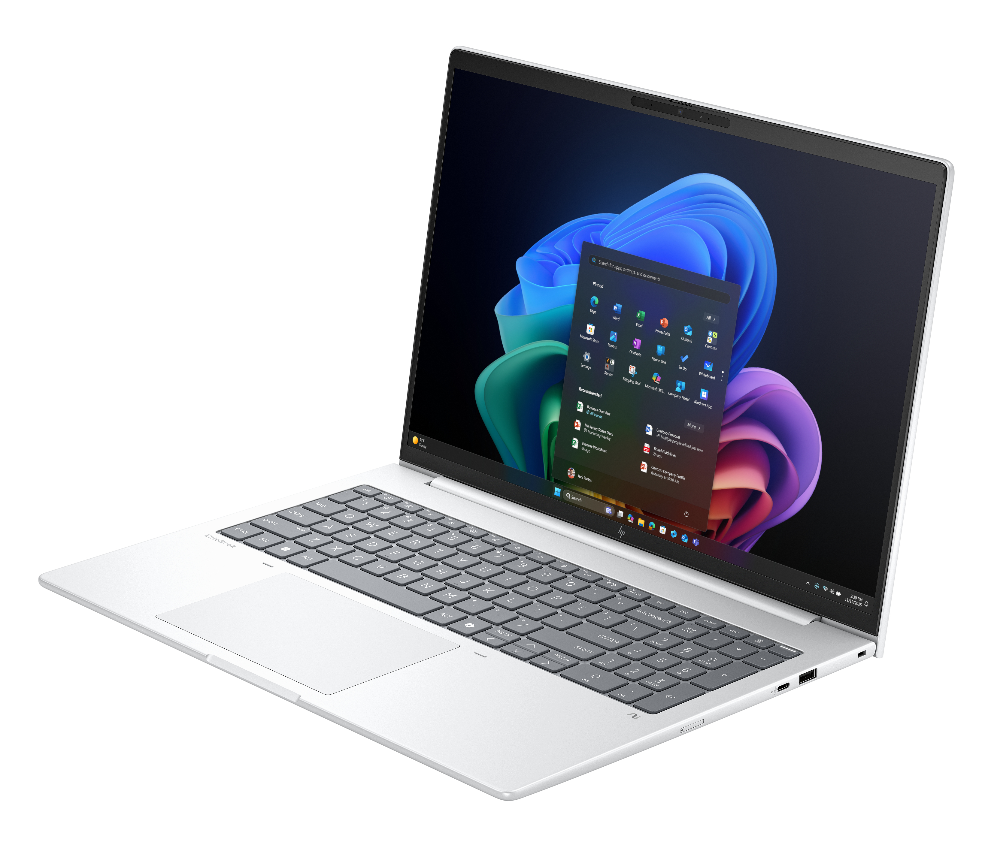 HP EliteBook 8 G1i Notebook Next Gen AI - 174-Grad-Scharnierdesign - Intel Core Ultra 7 258V / 2.2 GHz - Win 11 Pro - Intel Arc Graphics 140V - 32 GB RAM - 1 TB SSD NVMe + 1 TB SSD NVM Express (NVMe)