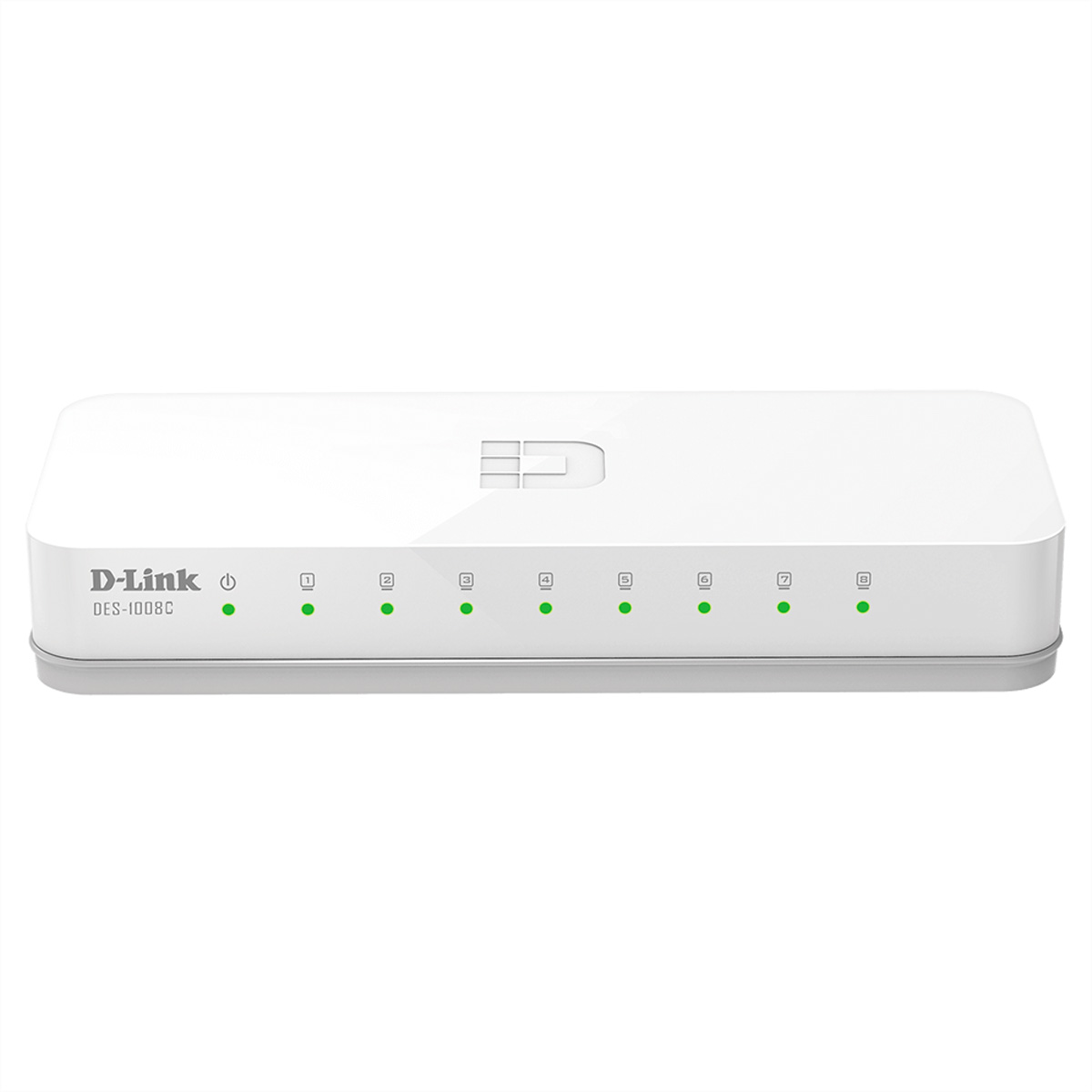 D-Link DES 1008C - Switch - unmanaged - 8 x 10/100