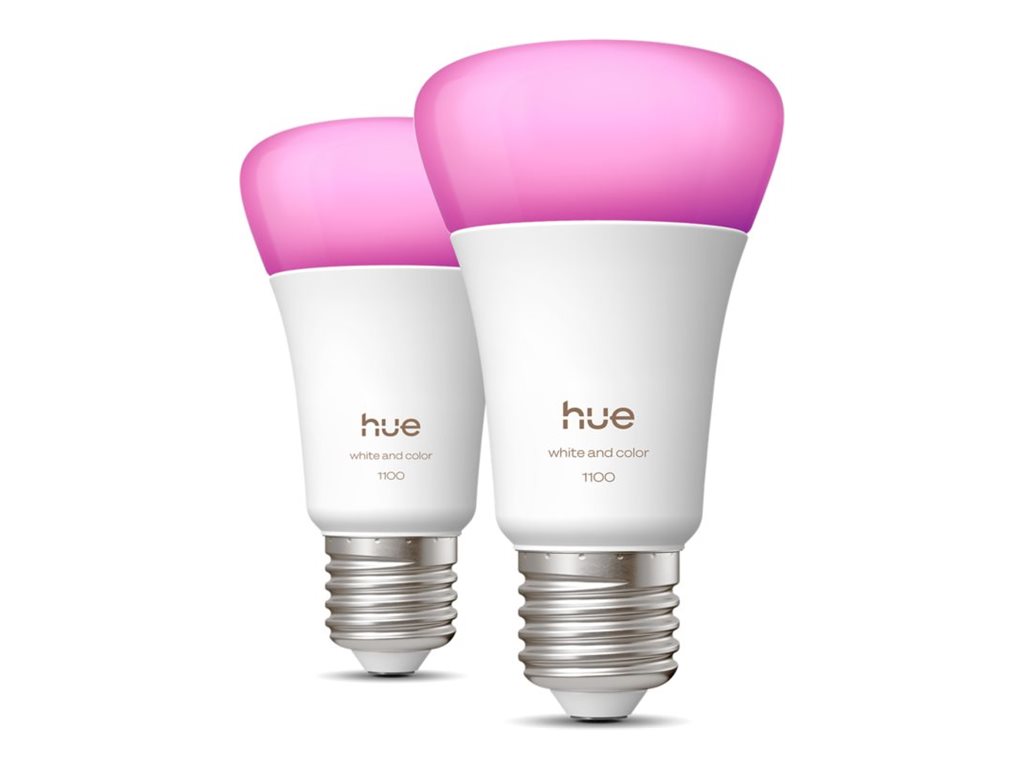 Signify Philips Hue White and Color Ambiance 1100 - LED-Lampe - Form: A19 - E27 - 8.1 W (Entsprechung 75 W)