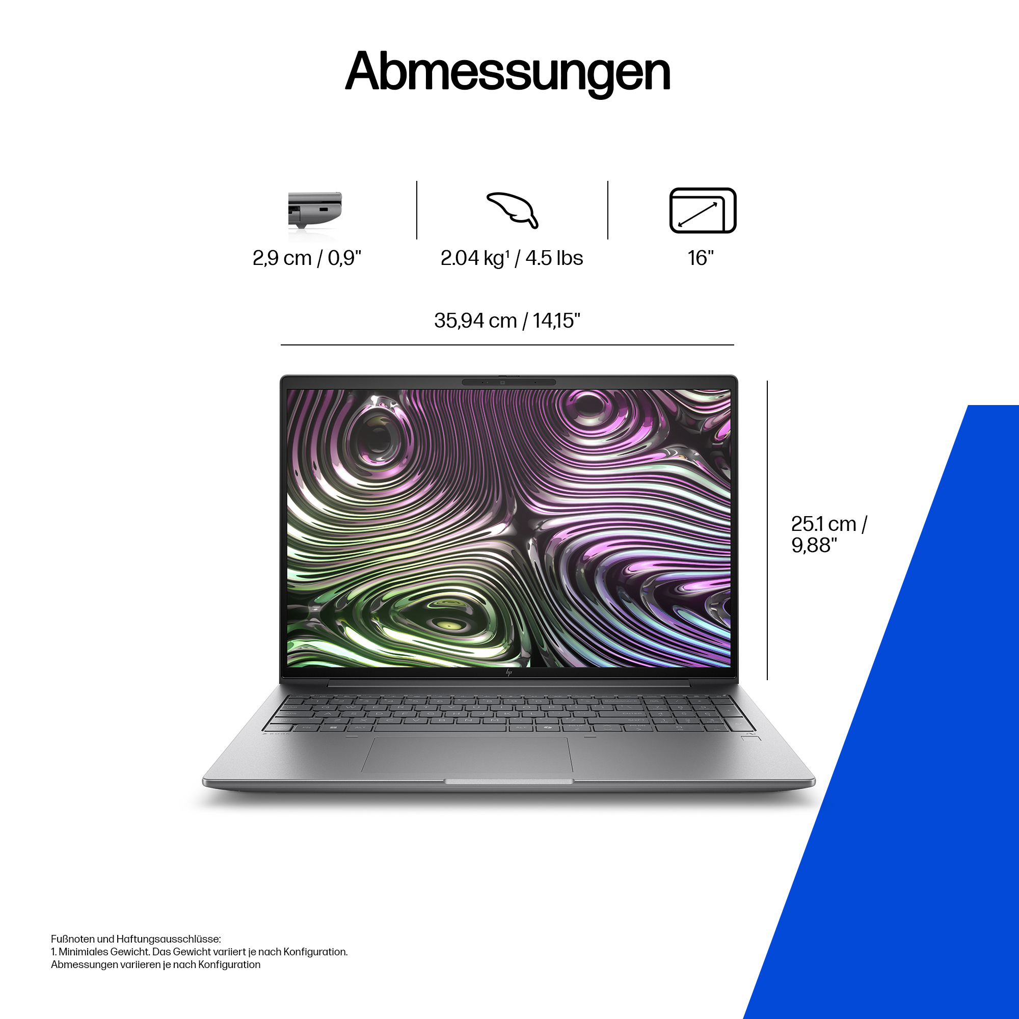 HP ZBook X G1i Mobile Workstation - Intel Core Ultra 7 255HX / 2.4 GHz - Win 11 Pro - Intel Graphics - 32 GB RAM - 1 TB SSD NVMe, TLC - 40.6 cm (16)