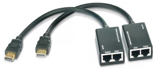 Techly IDATA EXT-E30D - Erweiterung f�r Video/Audio