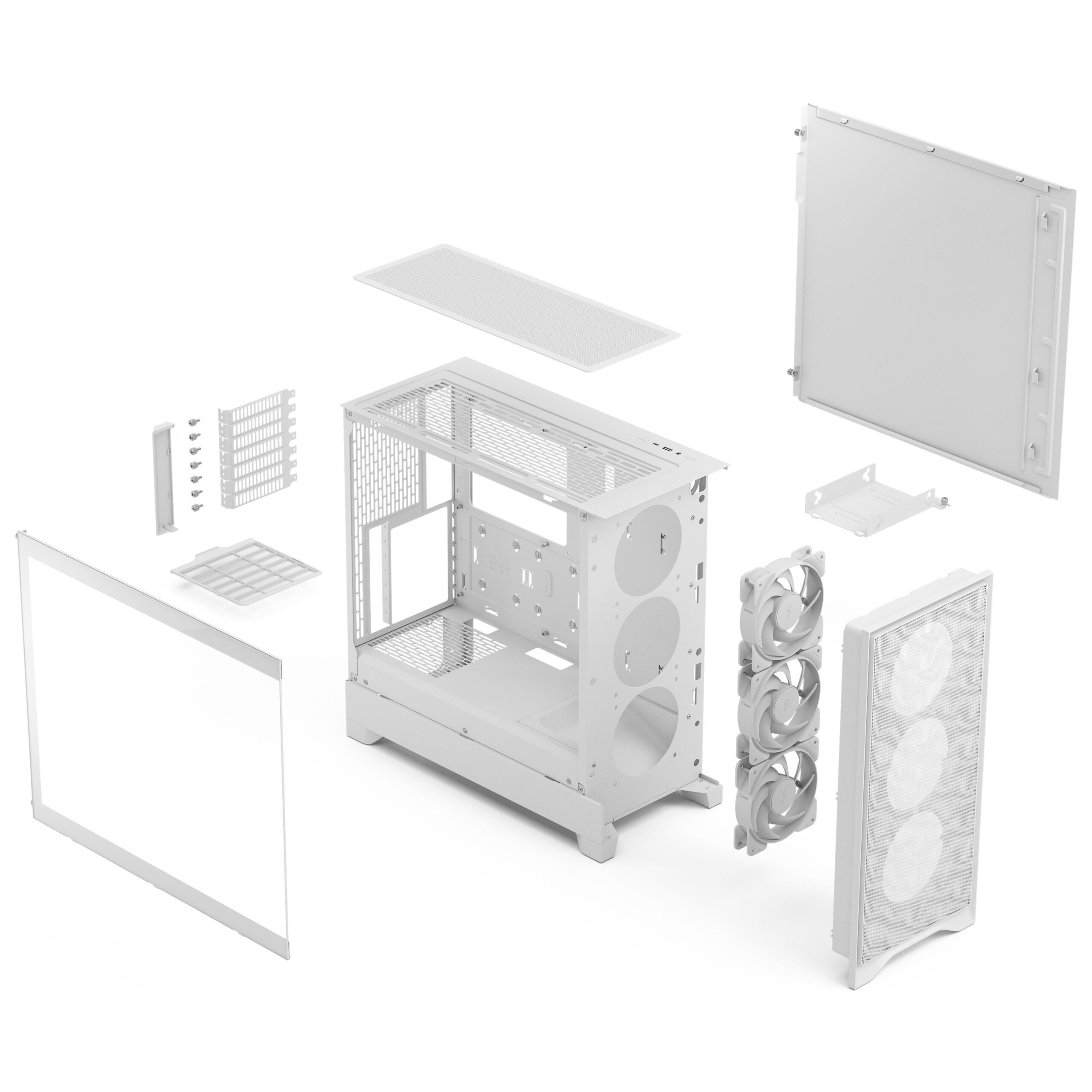 Fractal Design Pop 2 Air TG RGB - Mid tower - ATX - Seitenteil mit Fenster (geh�rtetes Glas)