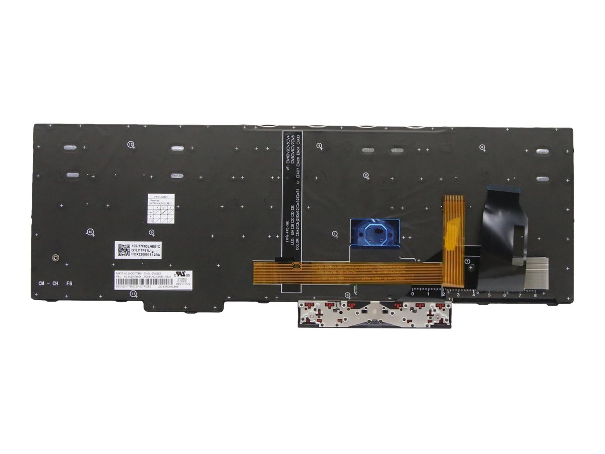 Lenovo Chicony - Ersatztastatur Notebook - hinterleuchtet