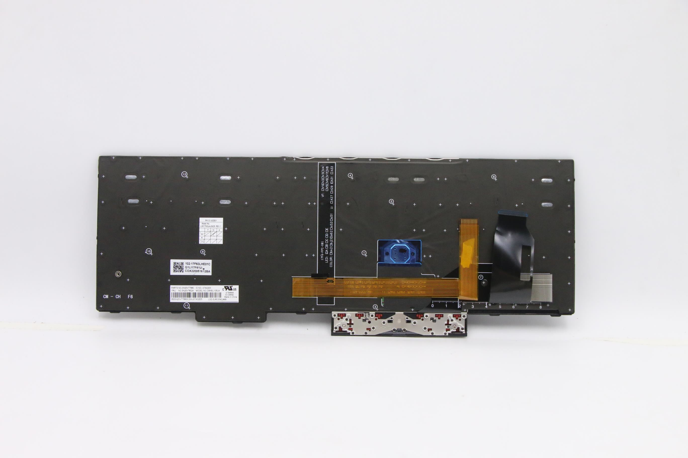 Lenovo Chicony - Ersatztastatur Notebook - hinterleuchtet
