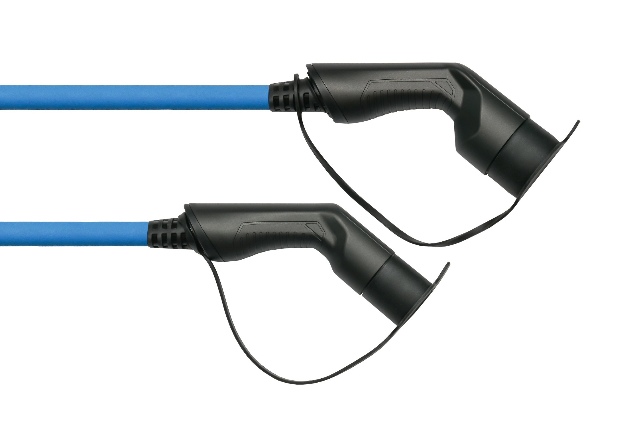 Kabelmeister EVC03-100B  kabelmeister® E-Auto-Ladekabel Mode 3, Typ 2  Stecker an Buchse, 3-phasig, 32 A, 22 kW, blau, 10m