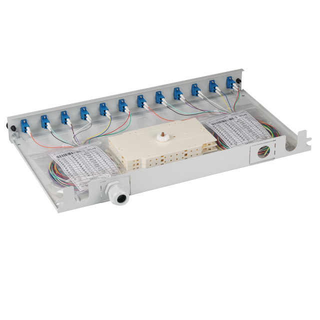 EFB Elektronik B71921L48 - LC - Blau - Grau - Einzelmodus - Metall - OS2 - 483 mm