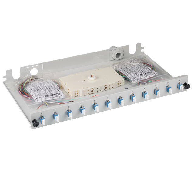 EFB Elektronik B71921L48 - LC - Blau - Grau - Einzelmodus - Metall - OS2 - 483 mm