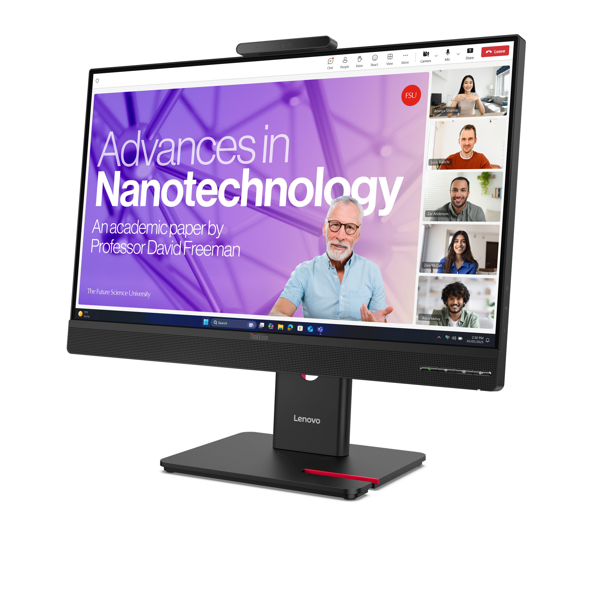 Lenovo ThinkVision T27QD-4v Monitor PC 68,6 cm (27) 2560 x 1440 Pixel Quad HD LCD Nero