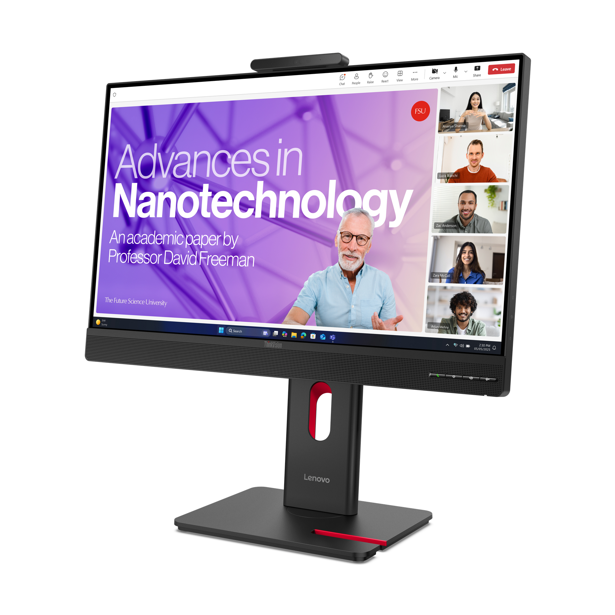 Lenovo ThinkVision T27QD-4v Monitor PC 68,6 cm (27) 2560 x 1440 Pixel Quad HD LCD Nero