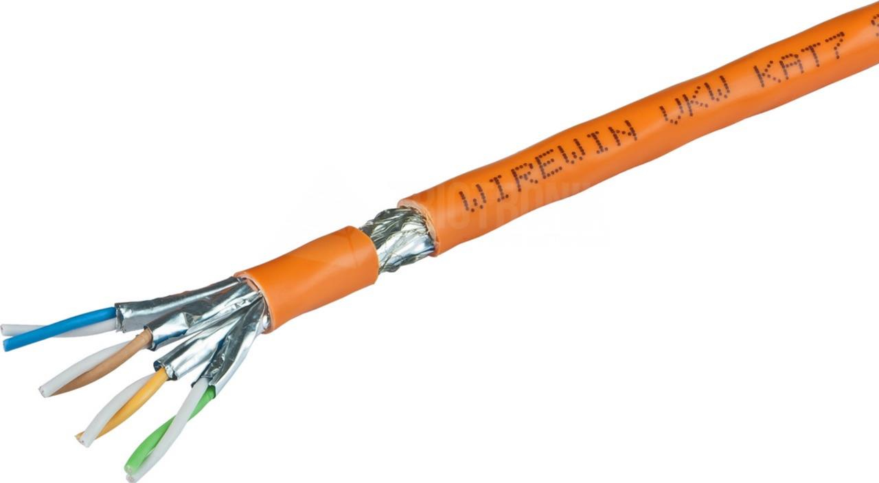 Wirewin VKW SFTP K7 LSOH3 250SXB c�ble de r�seau Orange 250 m Cat7 S/FTP (S-STP) Rond