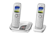 Panasonic KX-TGJ322GW - Schnurlostelefon - Anrufbeantworter mit Rufnummernanzeige