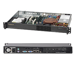 Supermicro SuperChassis 510-203B Support Noir 200 W